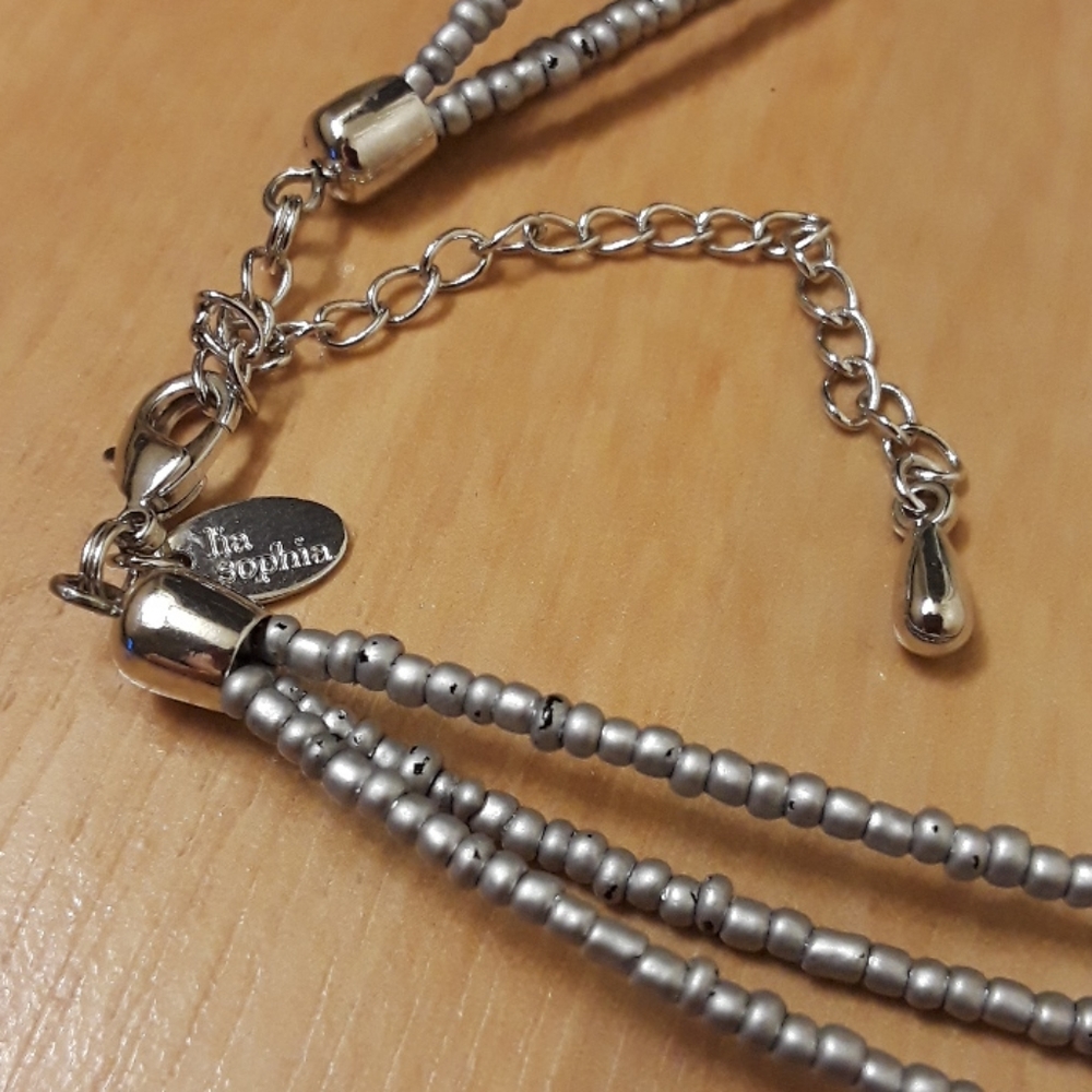 NWOT, Lia Sophia Silver Synergy Necklace - Picture 5 of 5